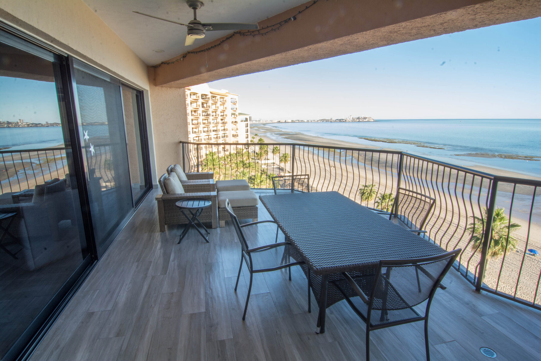 Unit 704W private balcony